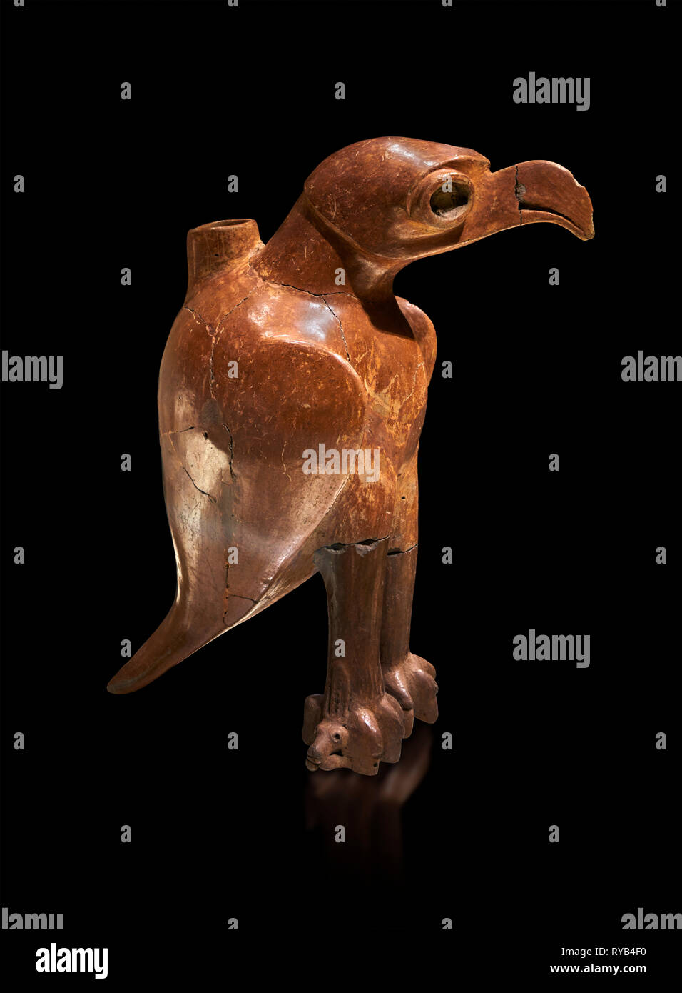 Bronze Age Anatolian eagle shaped ritual vessel - 19th to 17th century BC - Kültepe Kanesh - Museum of Anatolian Civilisations, Ankara, Turkey.  Again Stock Photo