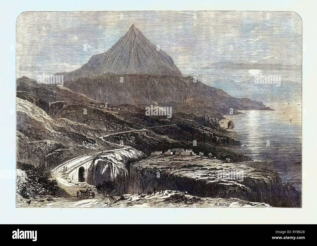 The Peak of Teneriffe, 1867 Stock Photo