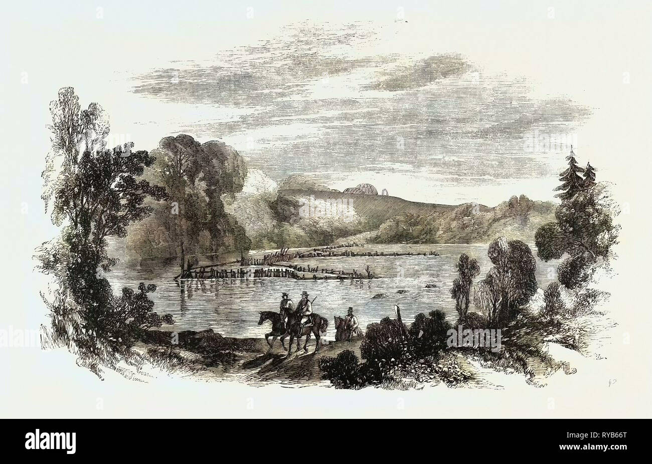 The Canadian Red River Exploring Expedition Ford of the Rosseau River