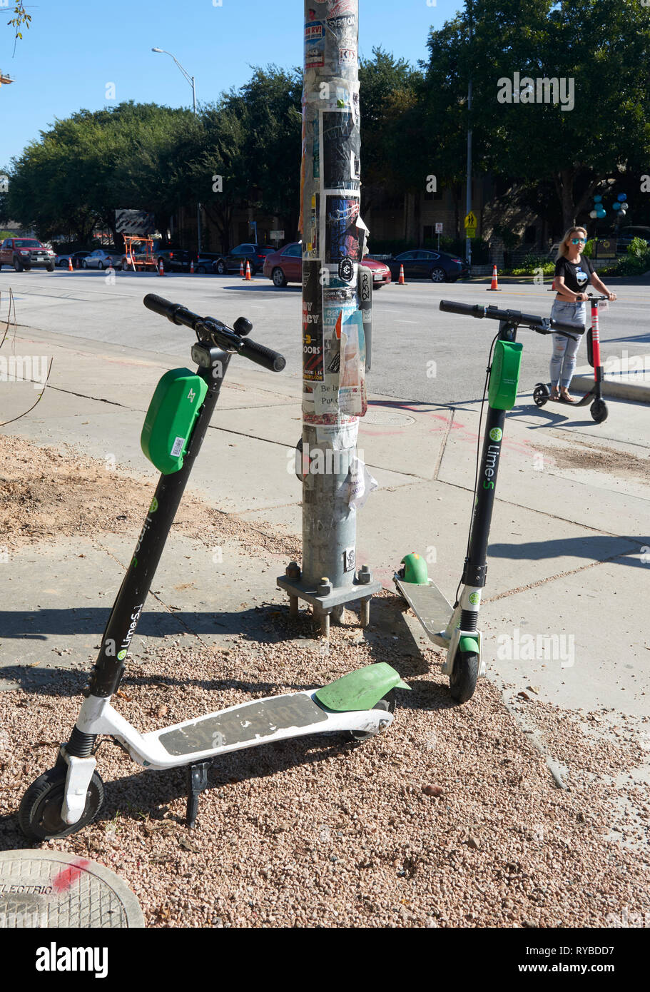 E scooter woman hires stock photography and images Alamy