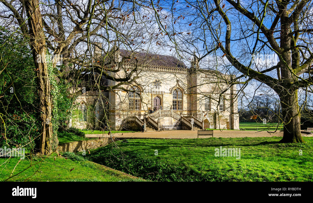 Lacock Abbey in Lacock, Wiltshire, UK on 10 March 2019 Stock Photo