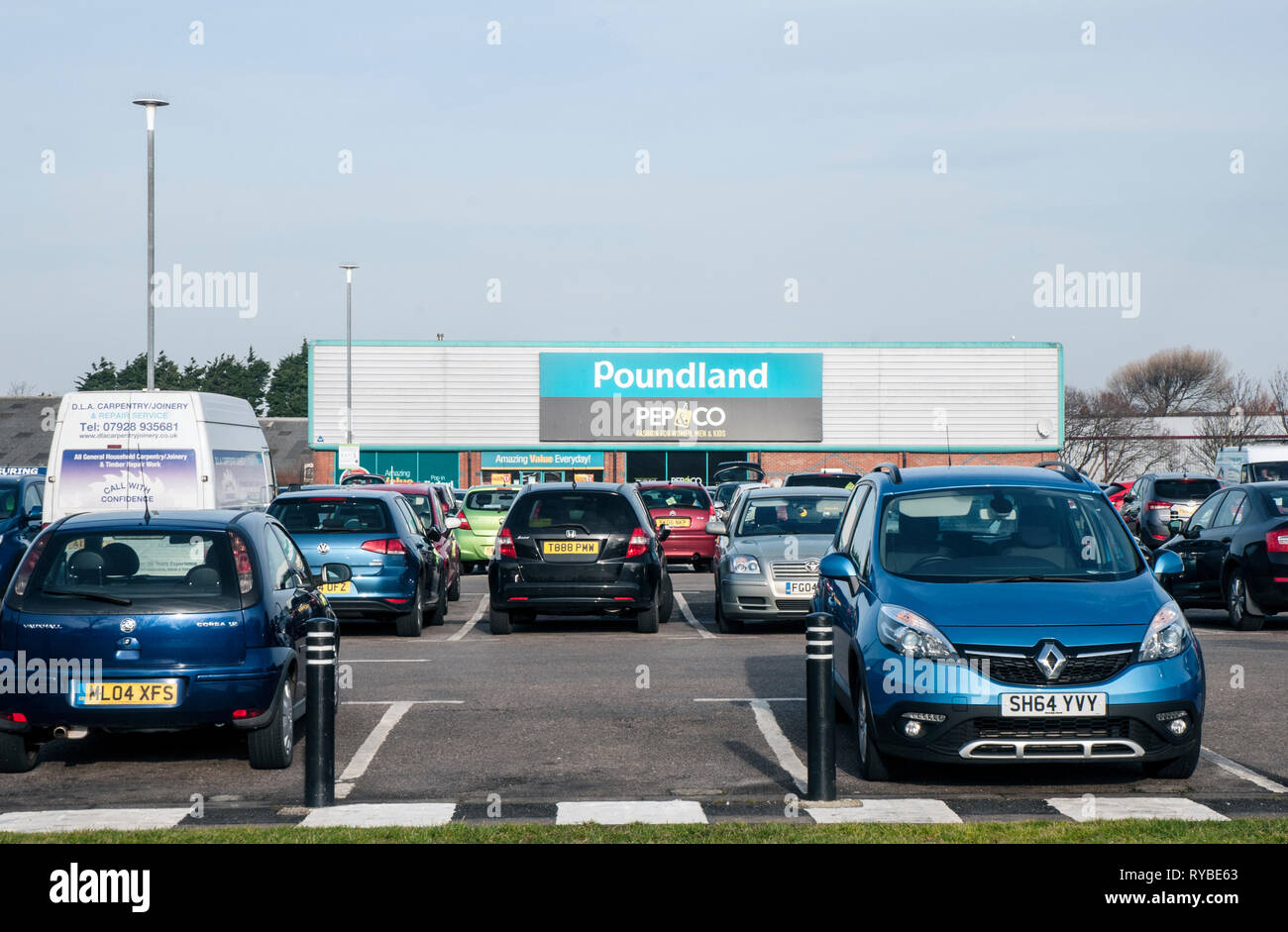 Poundland store on Cherry Tree Retail Park Cherry Tree Road Blackpool