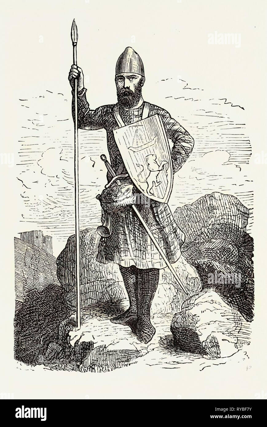 Scottish warrior hi-res stock photography and images - Alamy