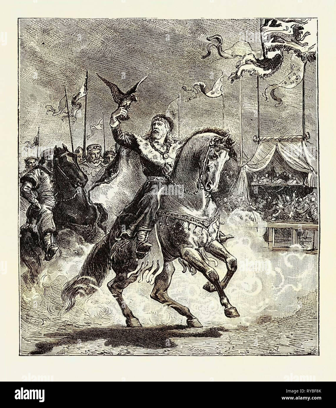 Prince John of Mortaigne Stock Photo Alamy