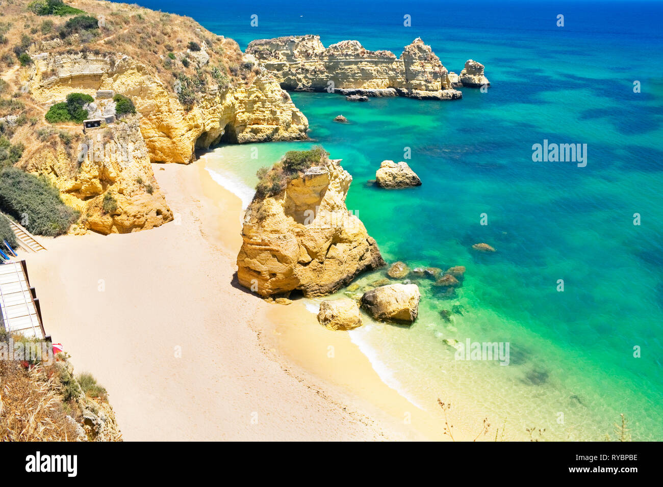 Dona Ana Beach, Lagos, Algarve, Portugal Stock Photo