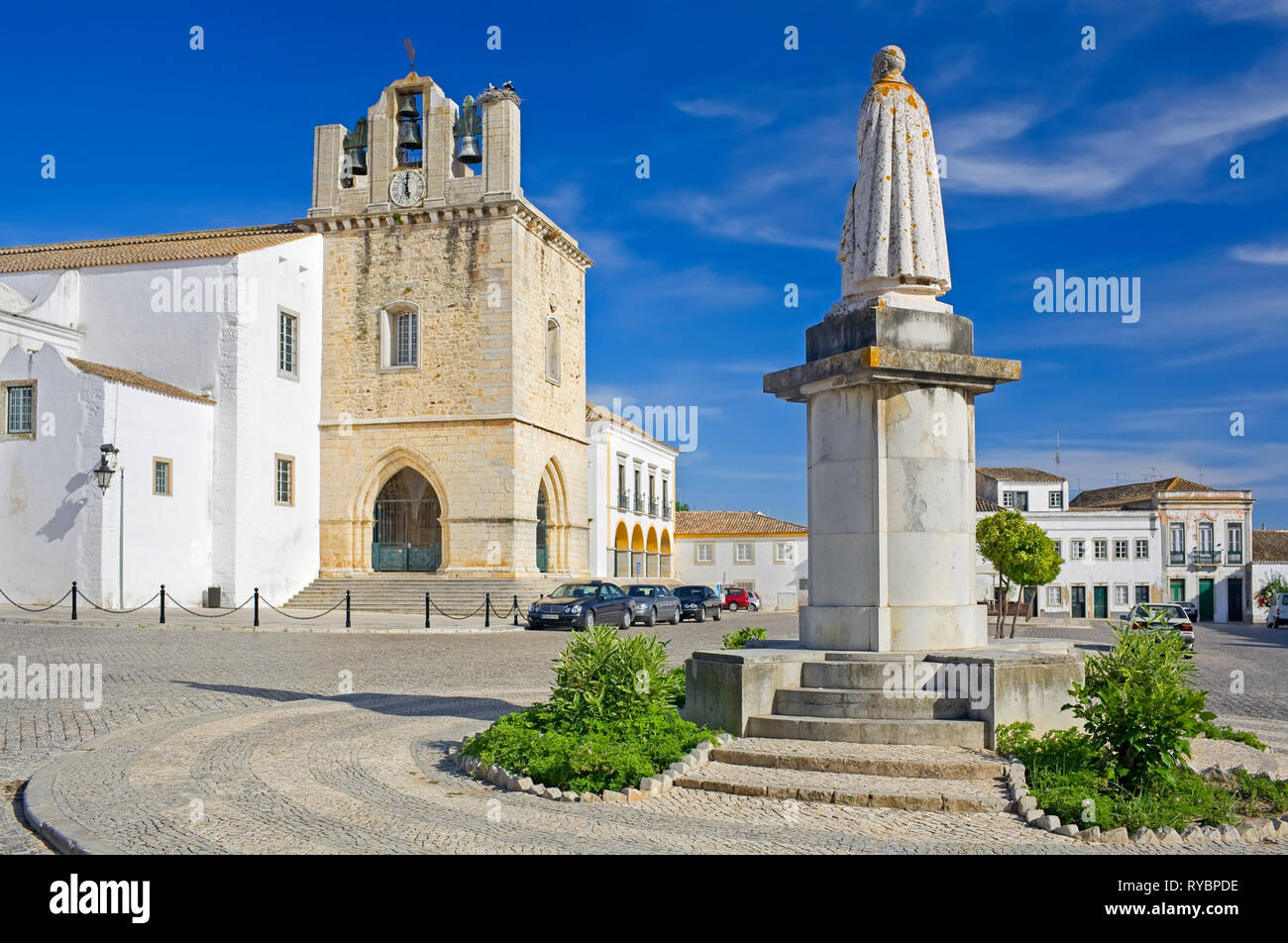 cathedral-faro-algarve-portugal-stock-photo-alamy