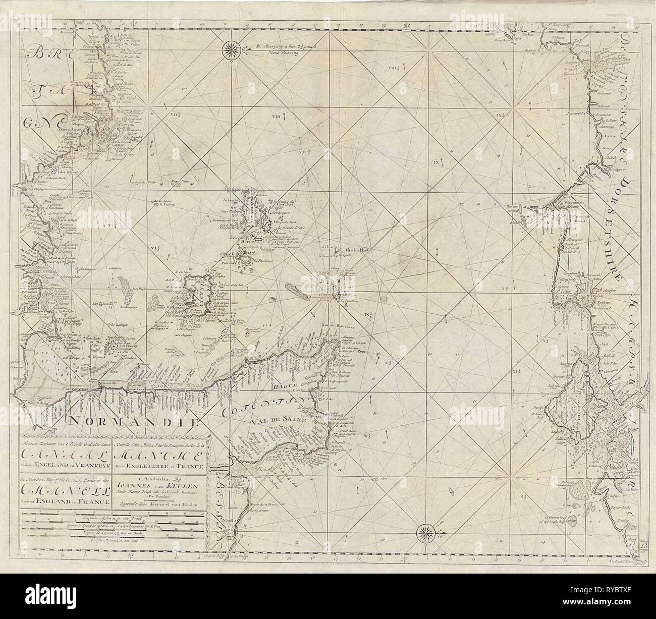 Sammeln & Seltenes Vintage Marine chart sheet map A correct chart of