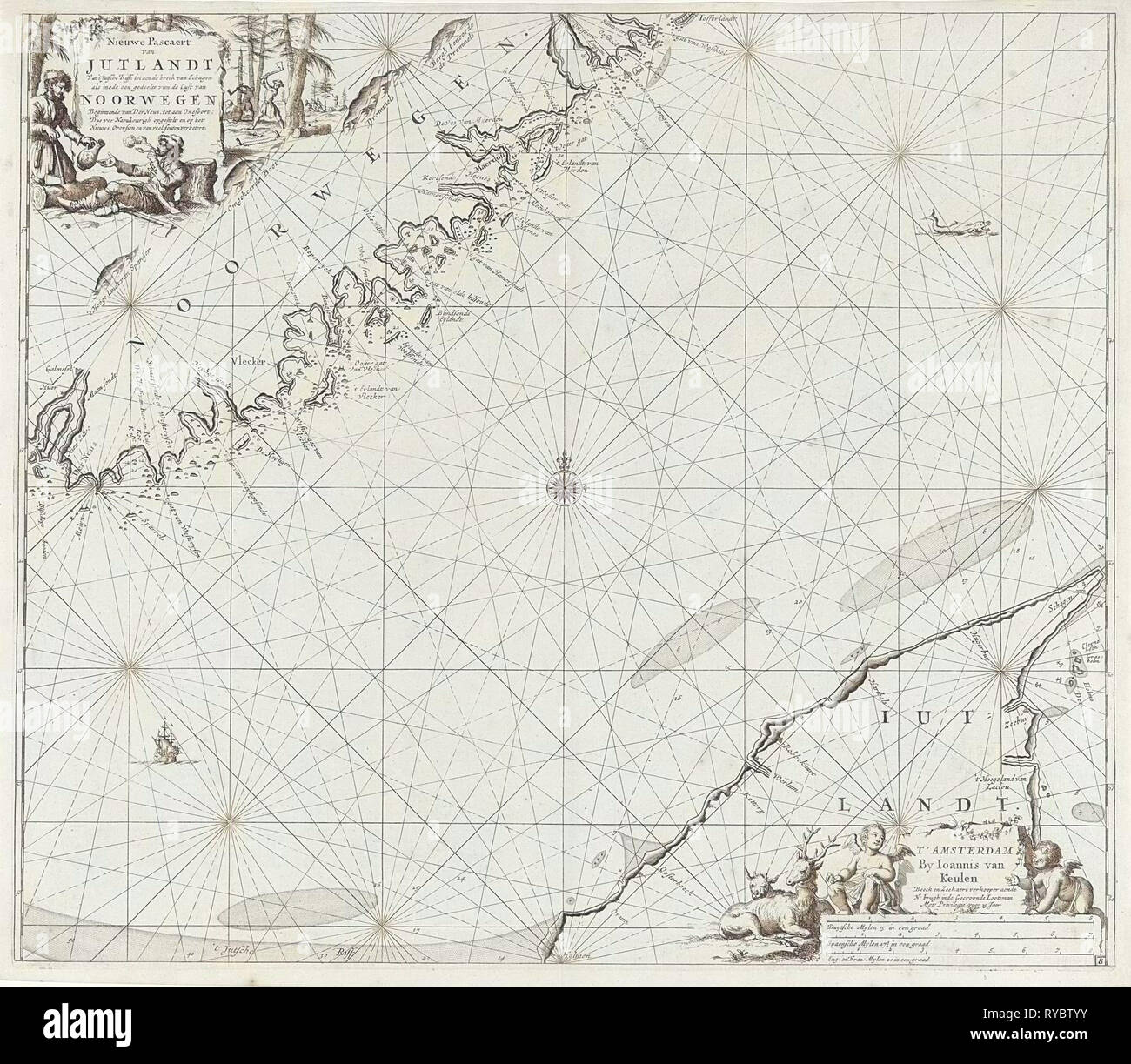 Sea monster map hi-res stock photography and images - Alamy