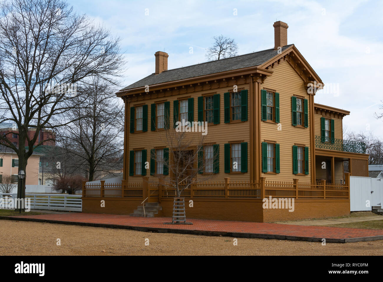 Abraham lincoln home national historic hires stock photography and