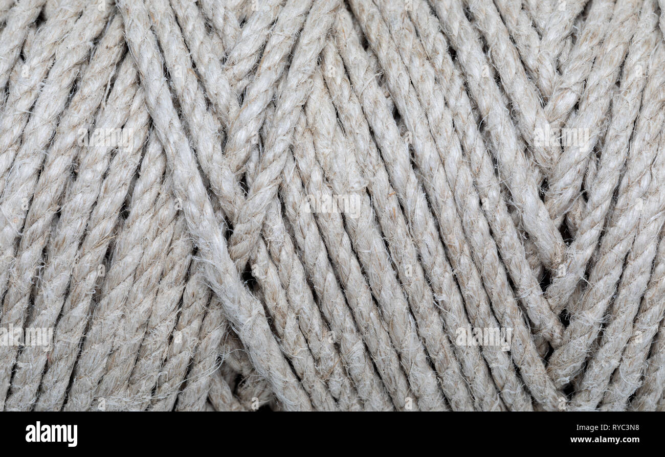 Close-up of natural rope texture. (collection of vegetable and natural  fibers Stock Photo - Alamy