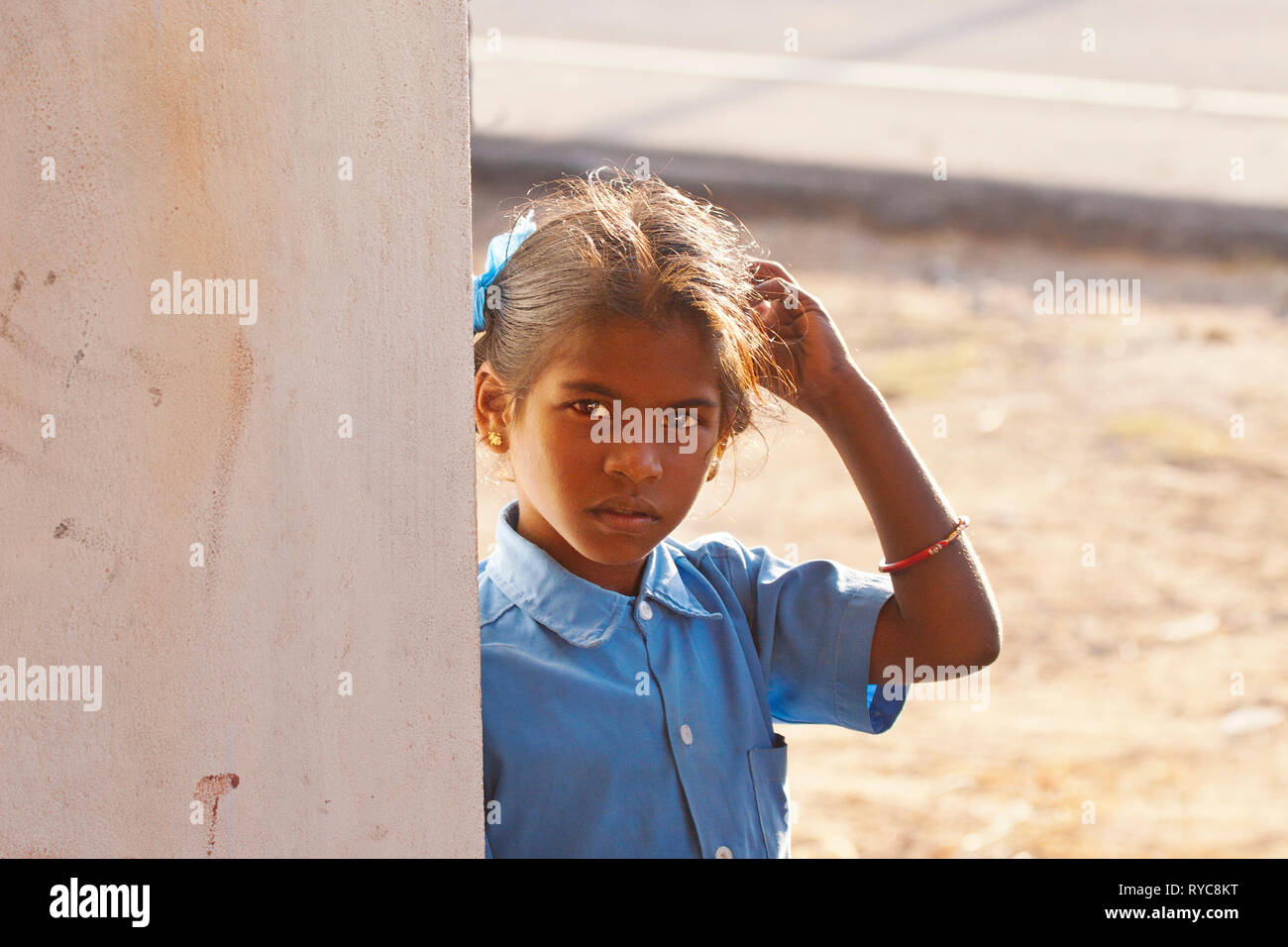 Rural indian village school hi-res stock photography and images - Alamy