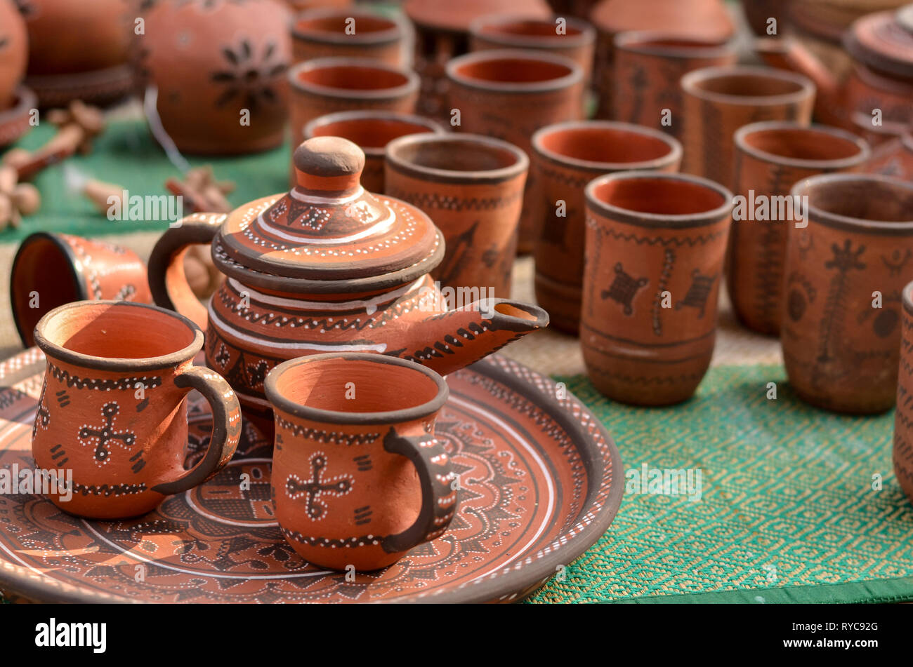 terracotta crockery