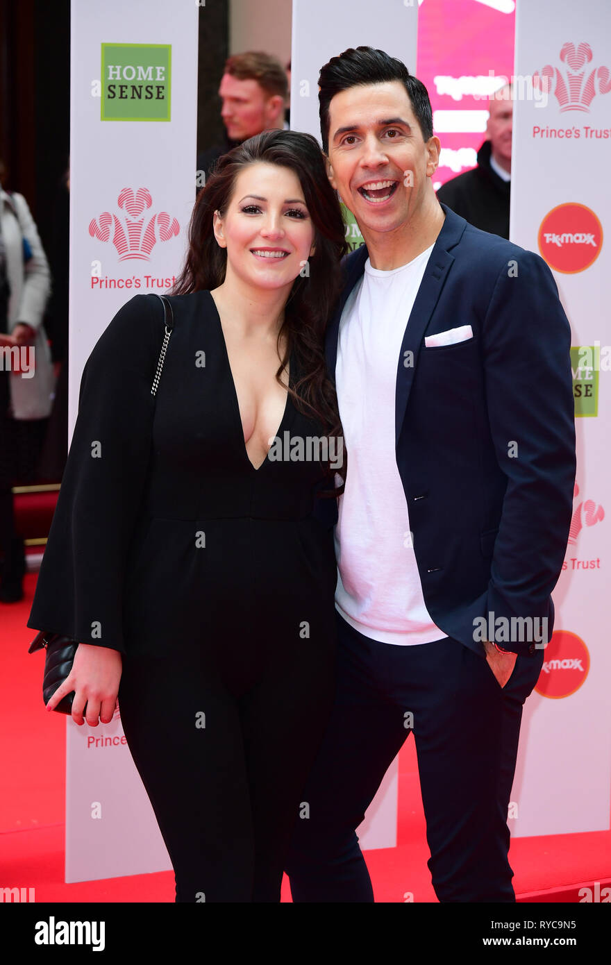 Lindsey Cole and Russell Kane attending the National Prince's Trust and