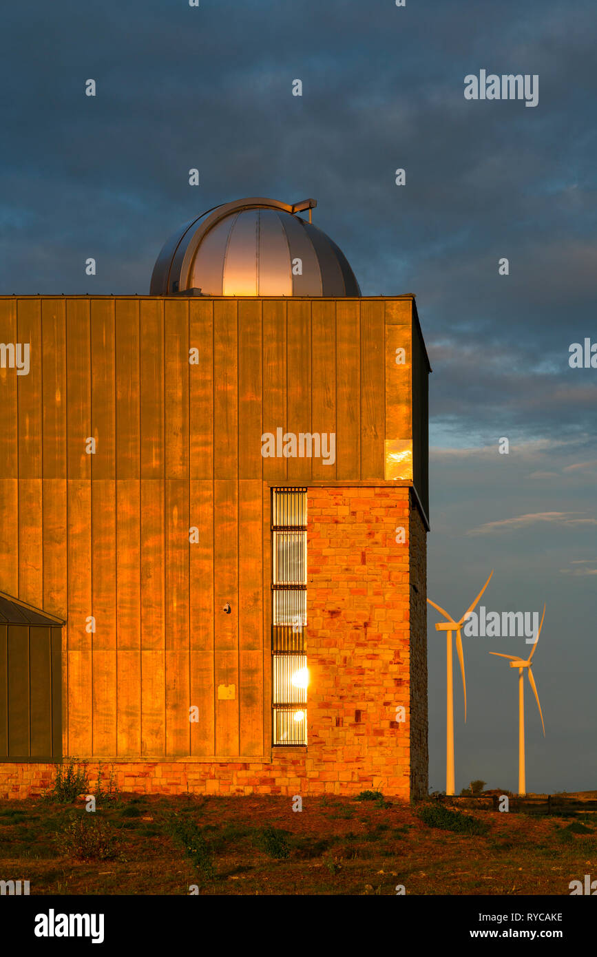 Observatorio Astronómico de Cantabria, Valderredible Municipality, Cantabria, Spain, Europe Stock Photo