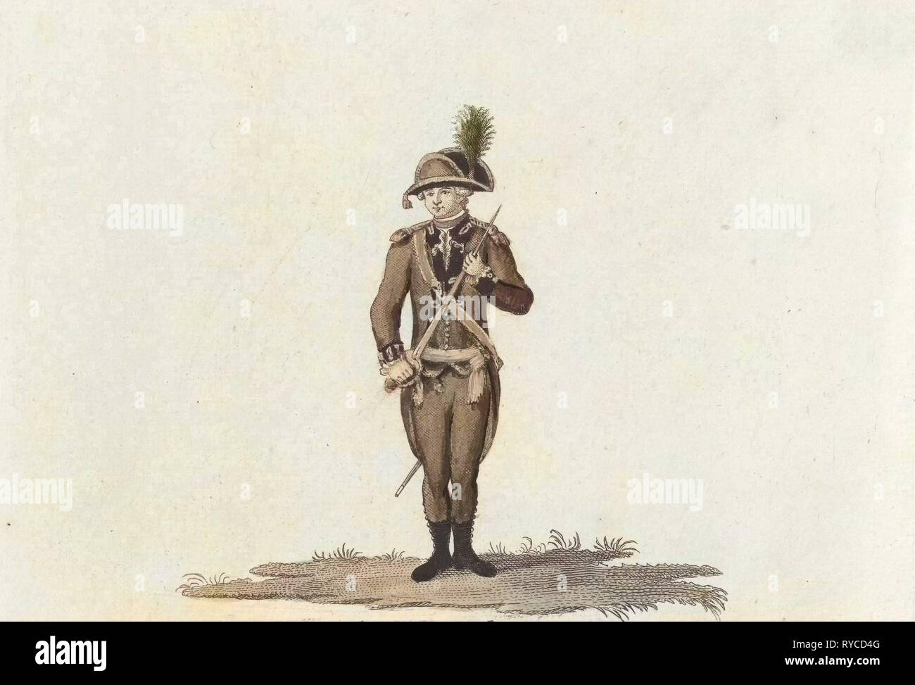 Hunter, Anonymous, 1785 Stock Photo