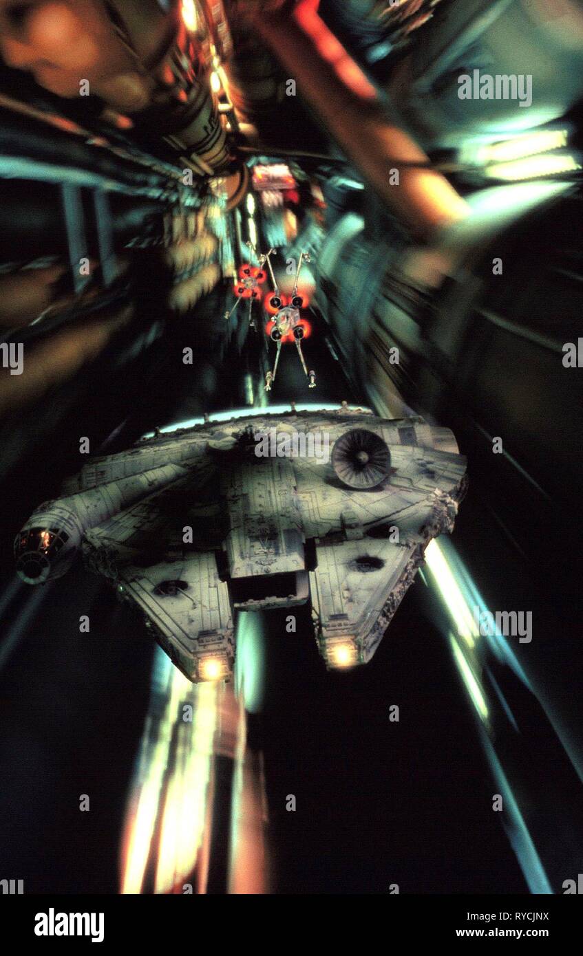 X wing millennium falcon star wars episode vi return of the jedi