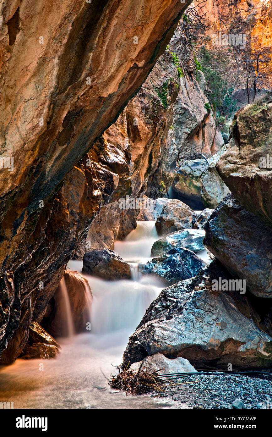 Sarakina Gorge Close To Mythoi Village Municipality Of Ierapetra Lasithi Crete Greece Stock Photo Alamy