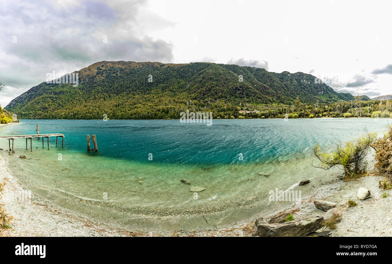 The lookout point at Bob’s Cove, Queenstown, South Island, New Zealand