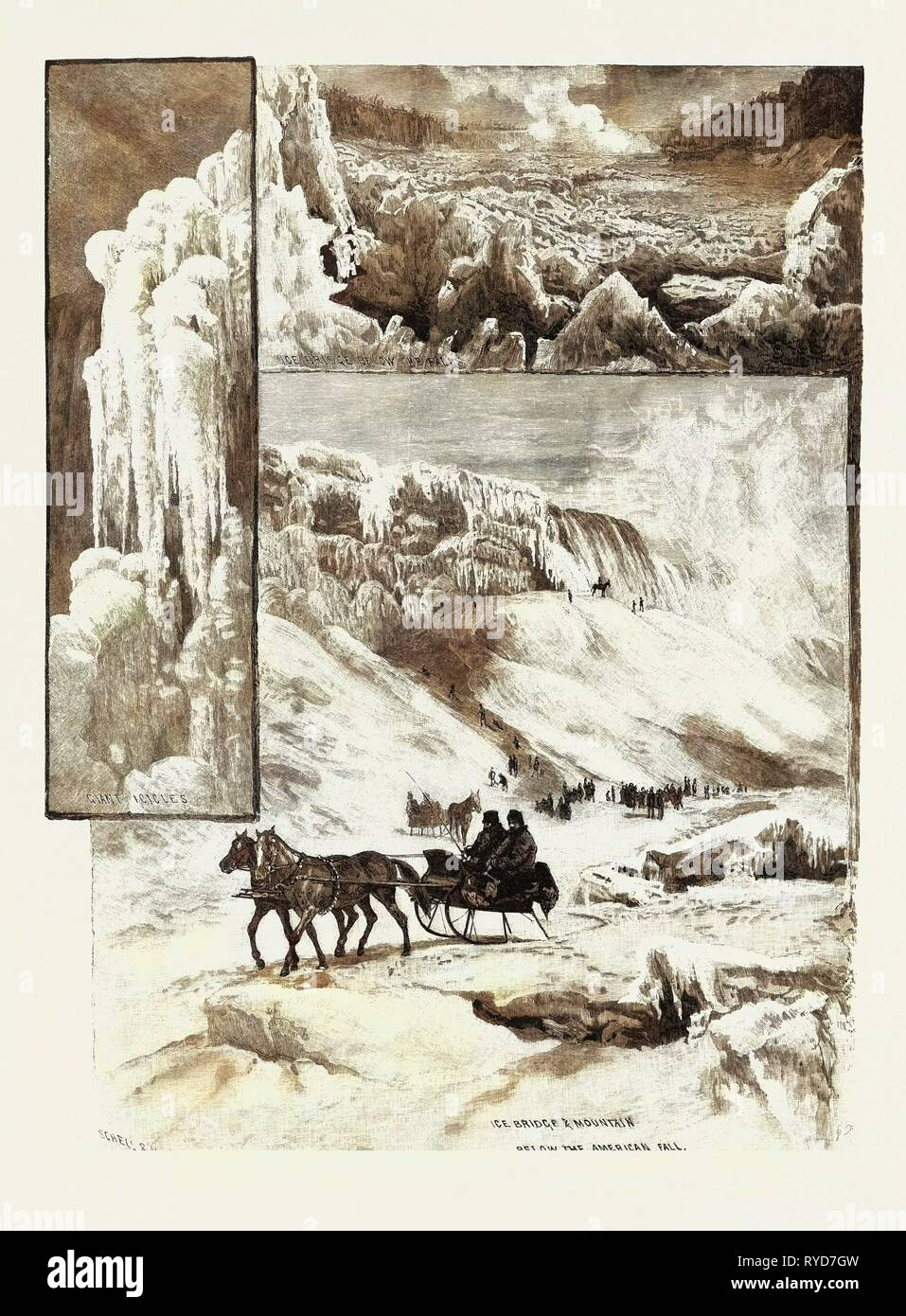 Vintage winter scenes hi-res stock photography and images - Alamy