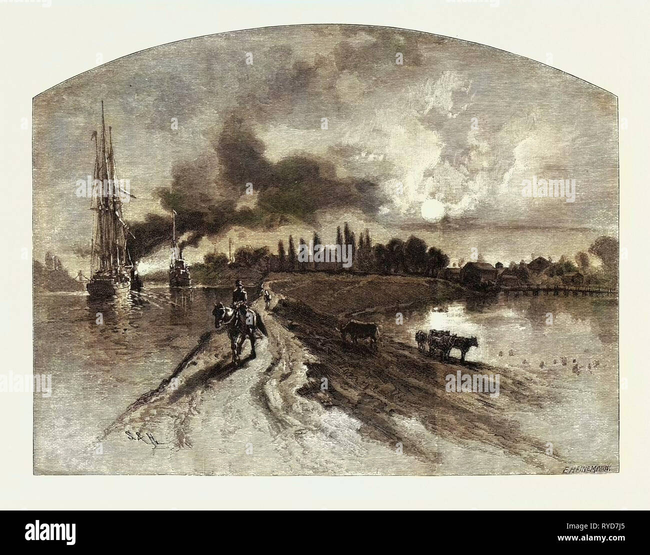 Niagara District, Port Robinson, Enlarged Canal, Canada,