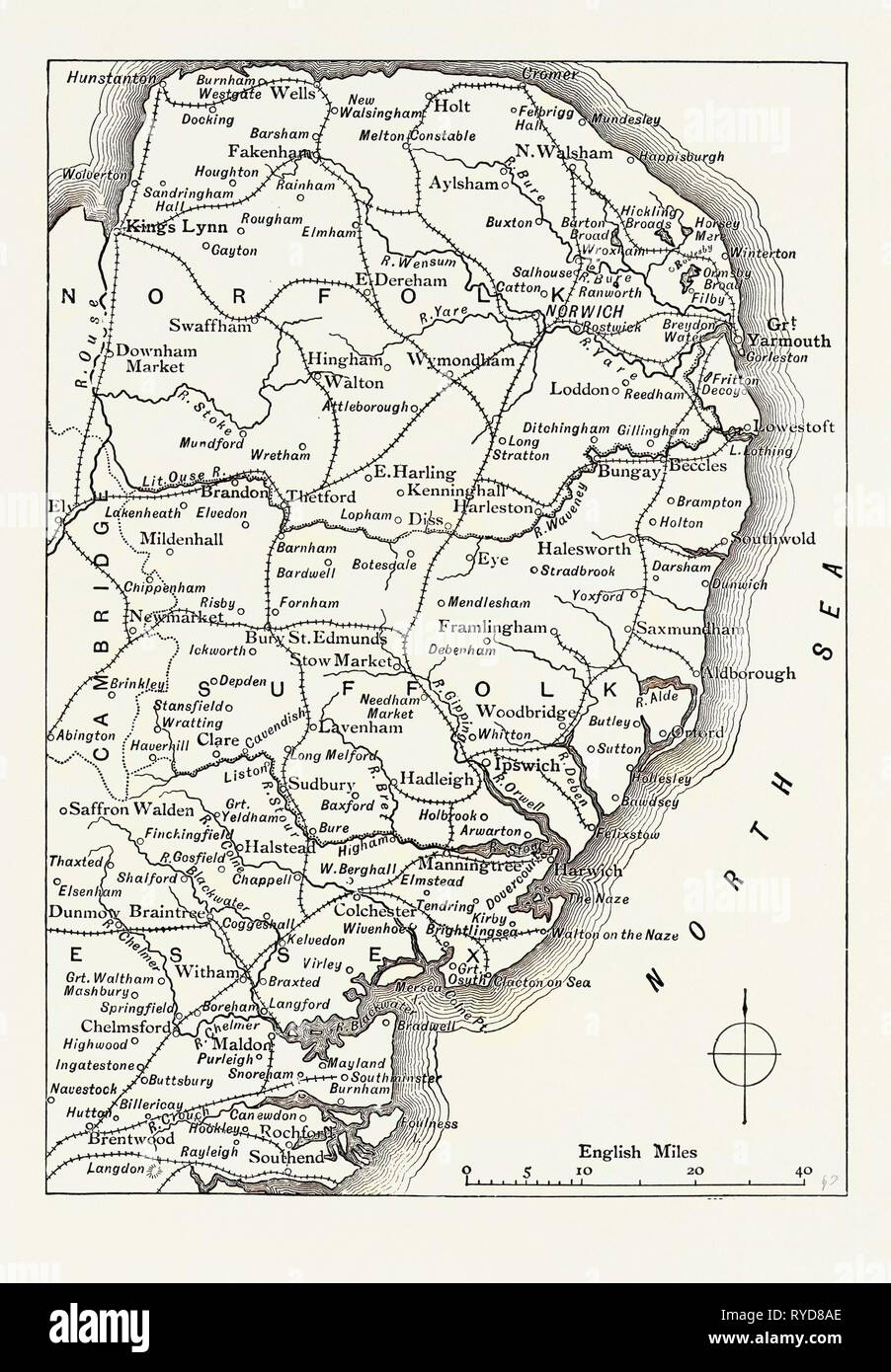 map of east anglia East Anglia Map High Resolution Stock Photography And Images Alamy
