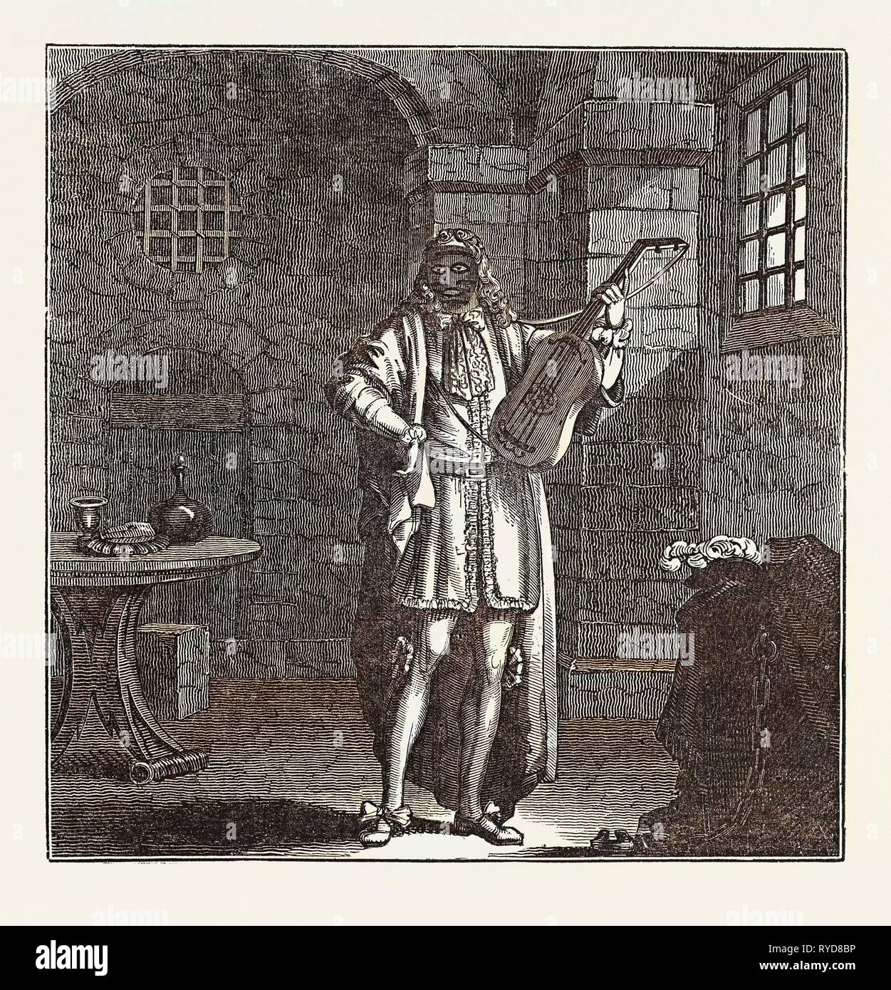 The Man in the Iron Mask Stock Photo Alamy