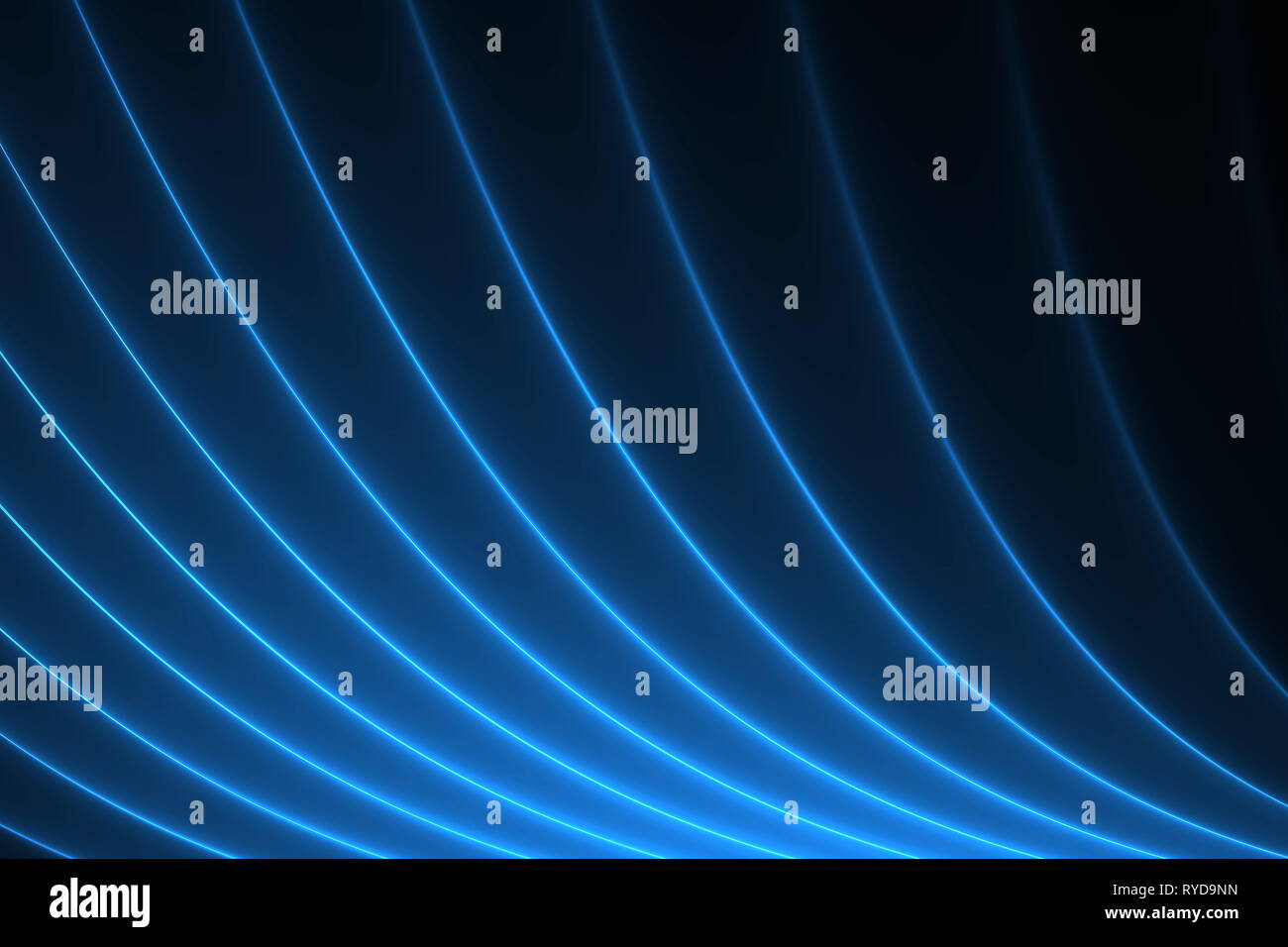 Abstract wave and curved lines illustration background Blue Stock Photo ...