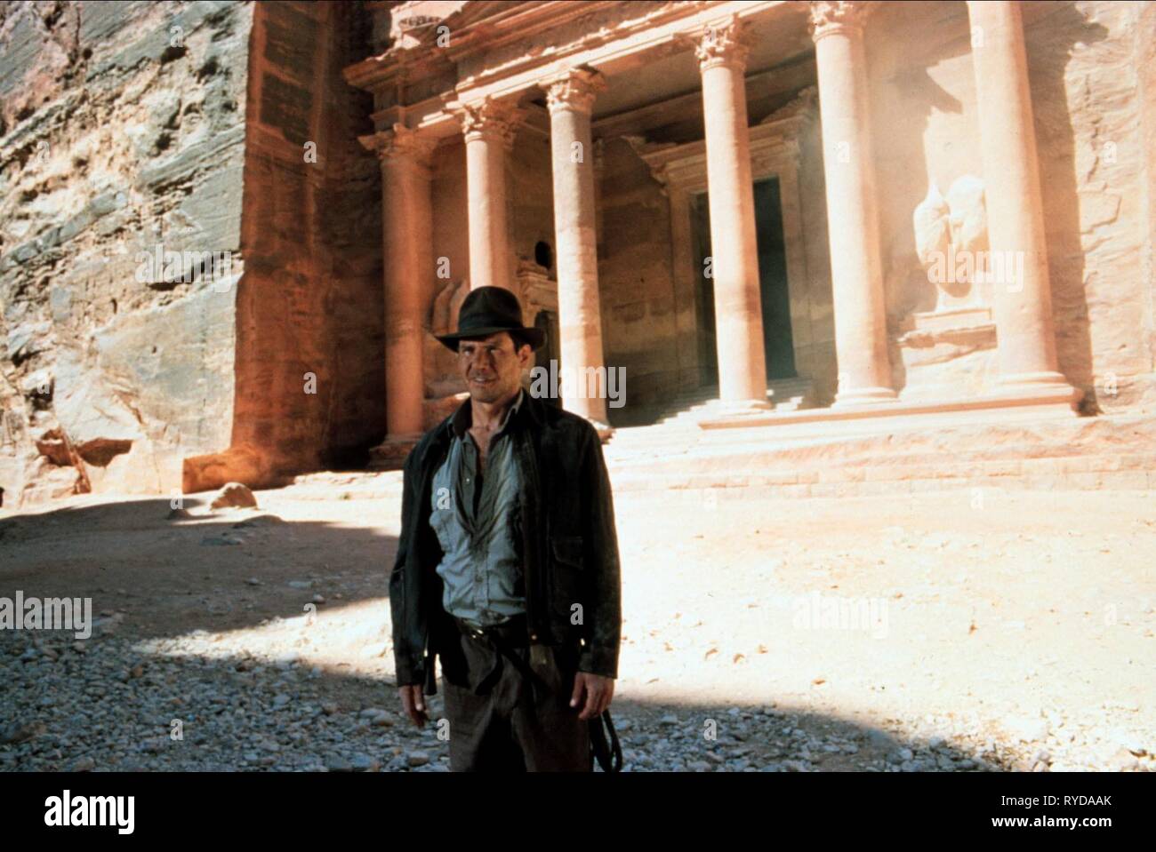 HARRISON FORD, INDIANA JONES AND THE LAST CRUSADE, 1989 Stock Photo