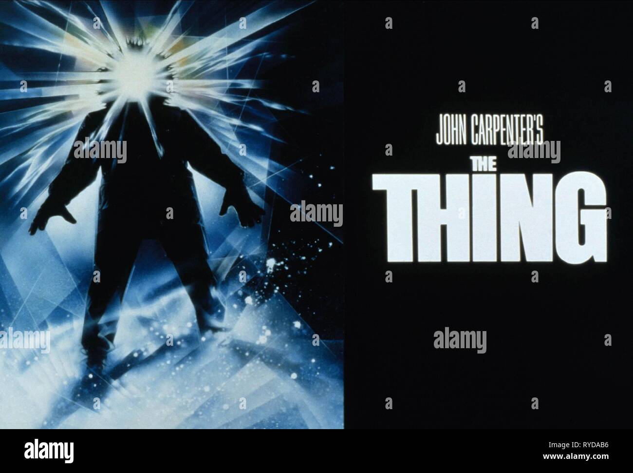 FILM POSTER, THE THING, 1982 Stock Photo