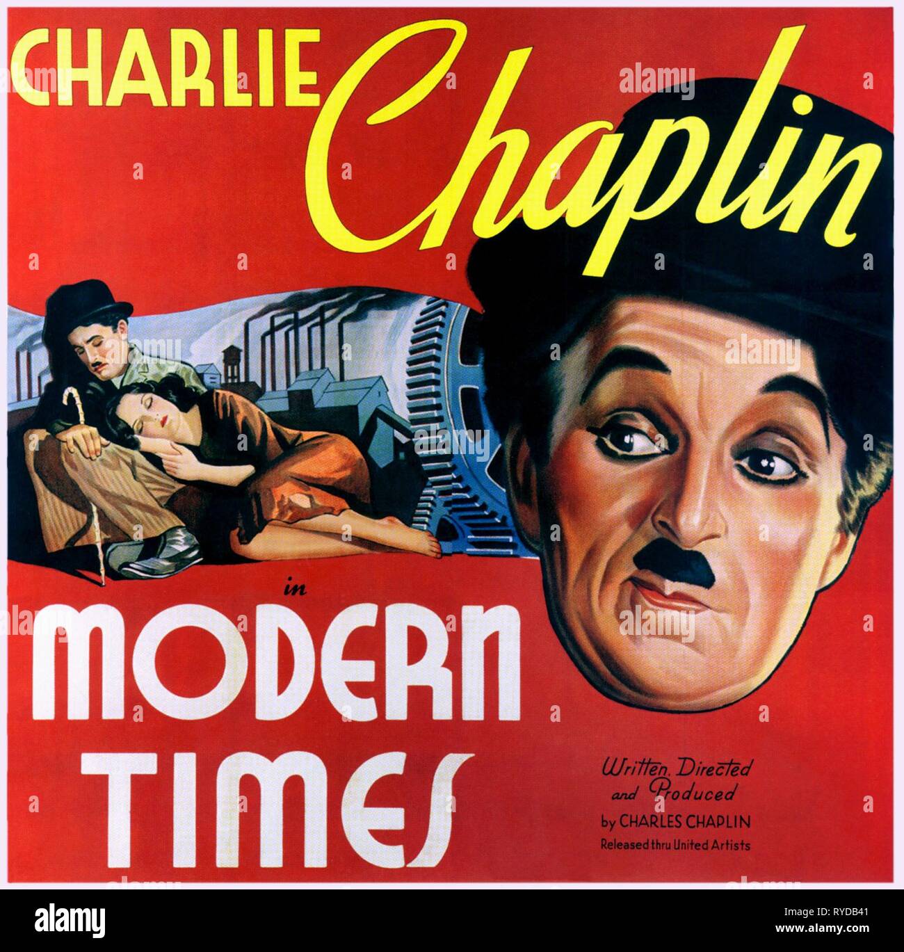 Charlie chaplin poster hi-res stock photography and images - Alamy