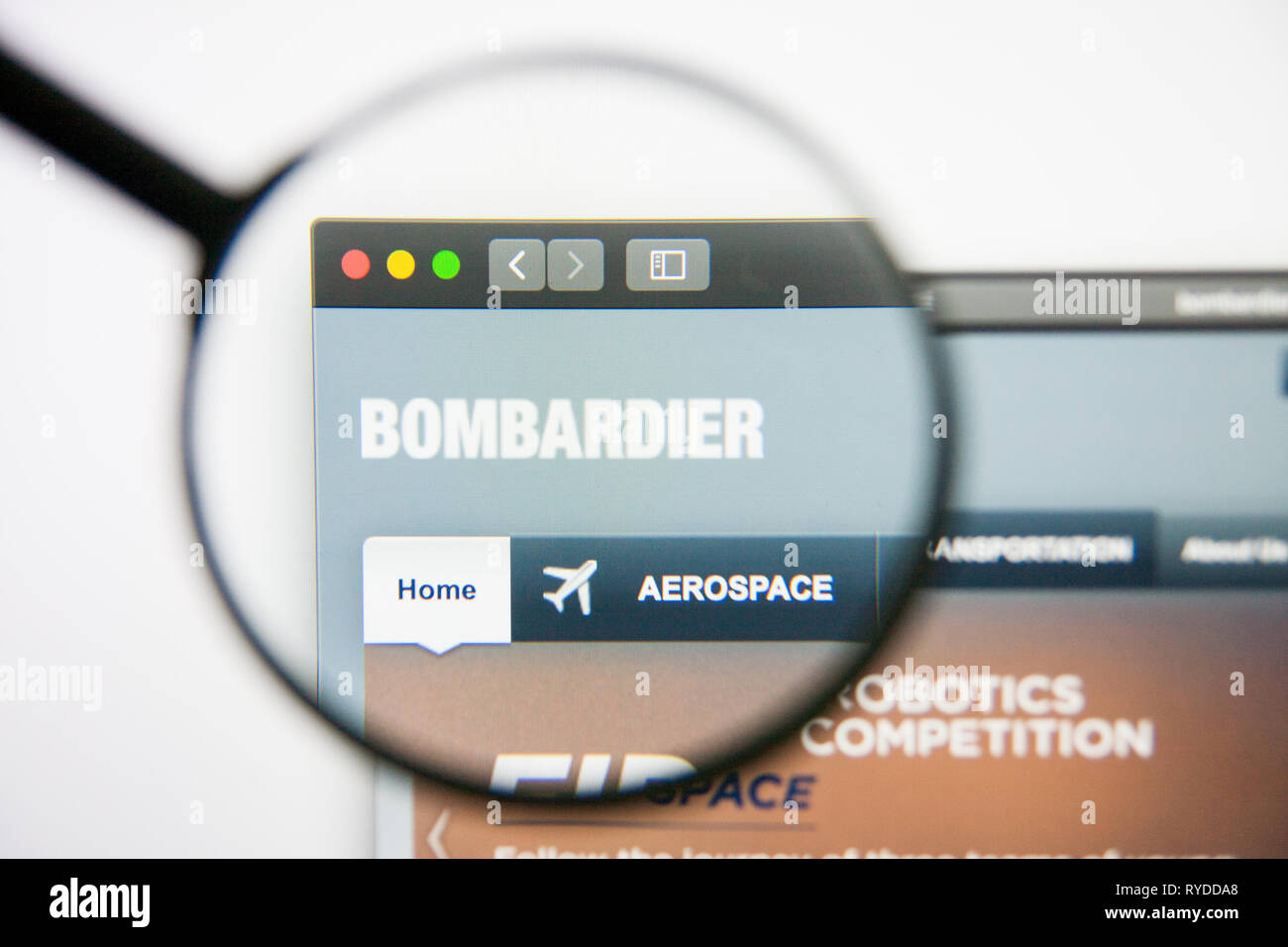 Bombardier logo hi-res stock photography and images - Alamy