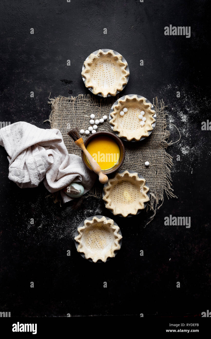 Glutenfree mushroom quiche Stock Photo Alamy