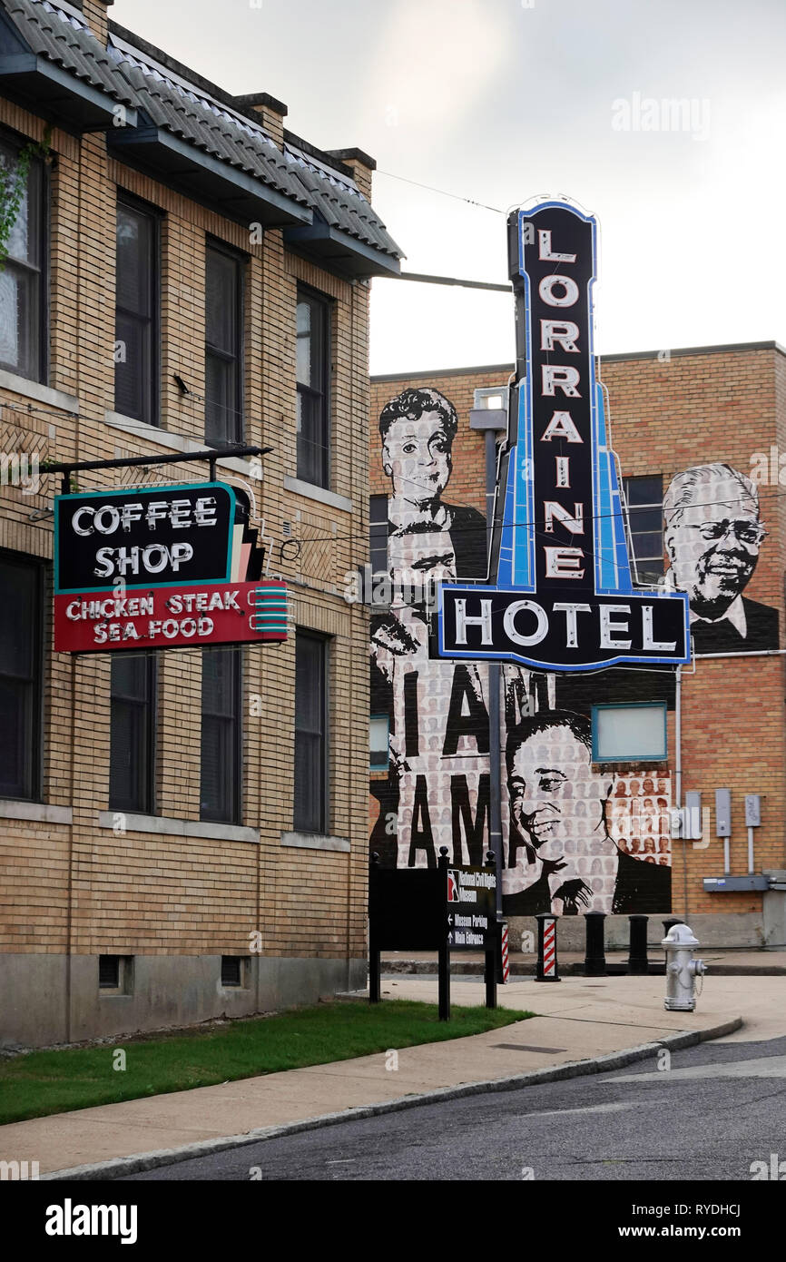 Lorraine hotel Memphis Tennessee Stock Photo Alamy