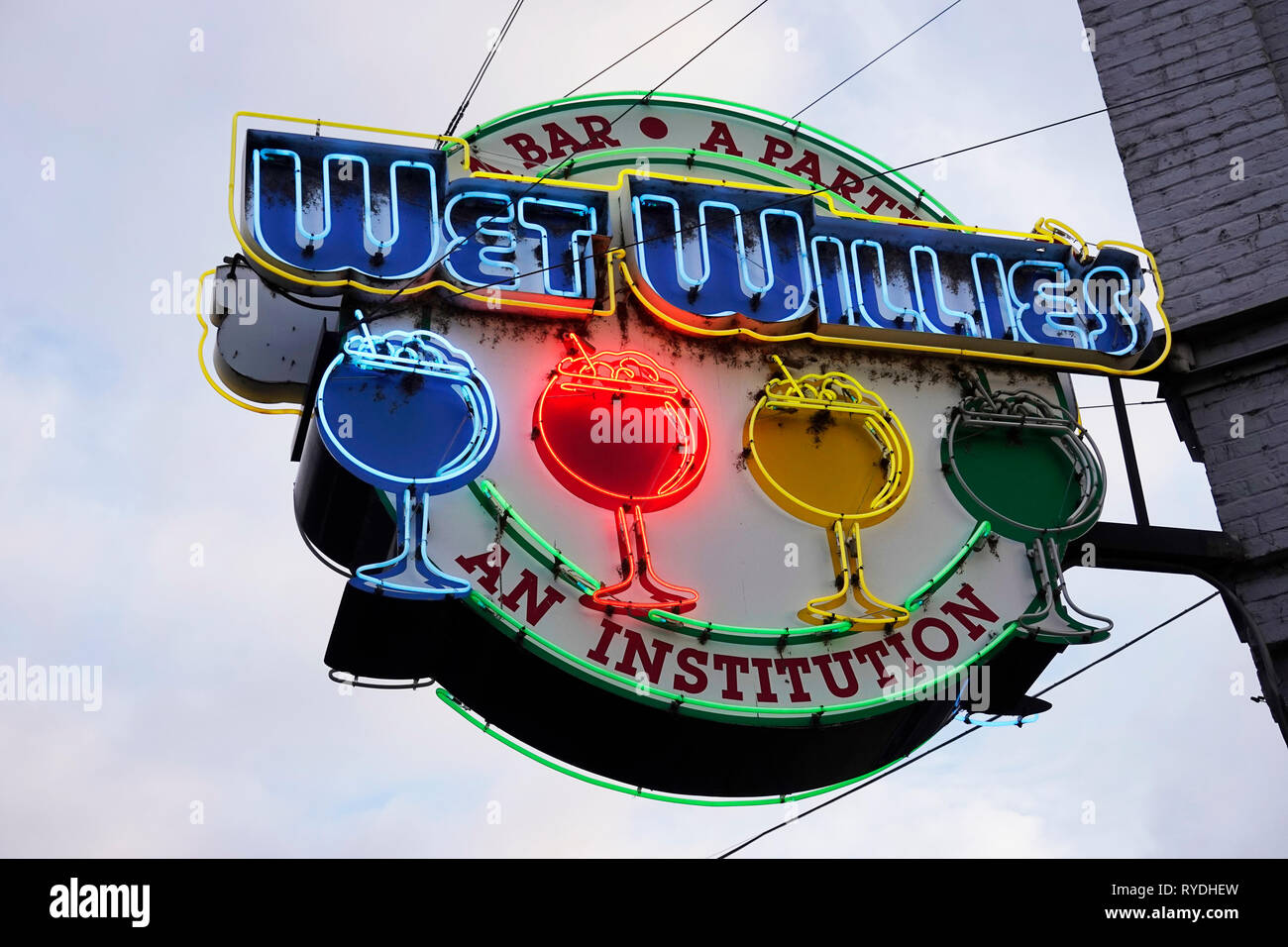 Wet Willies Bar Memphis Tennessee Stock Photo 240629617 Alamy
