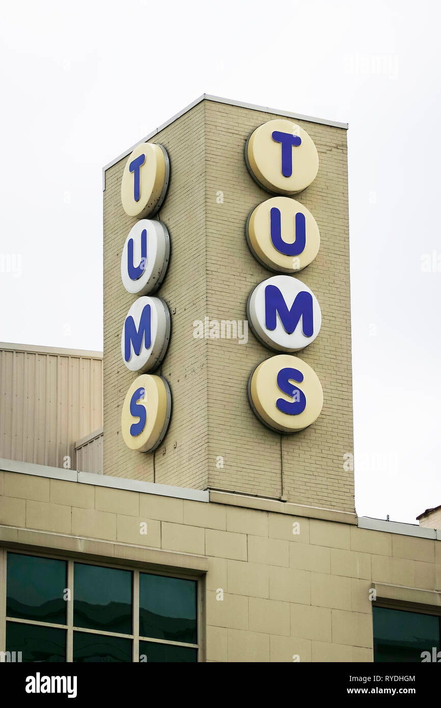 TUMS plant downtown St. Louis Missouri Stock Photo