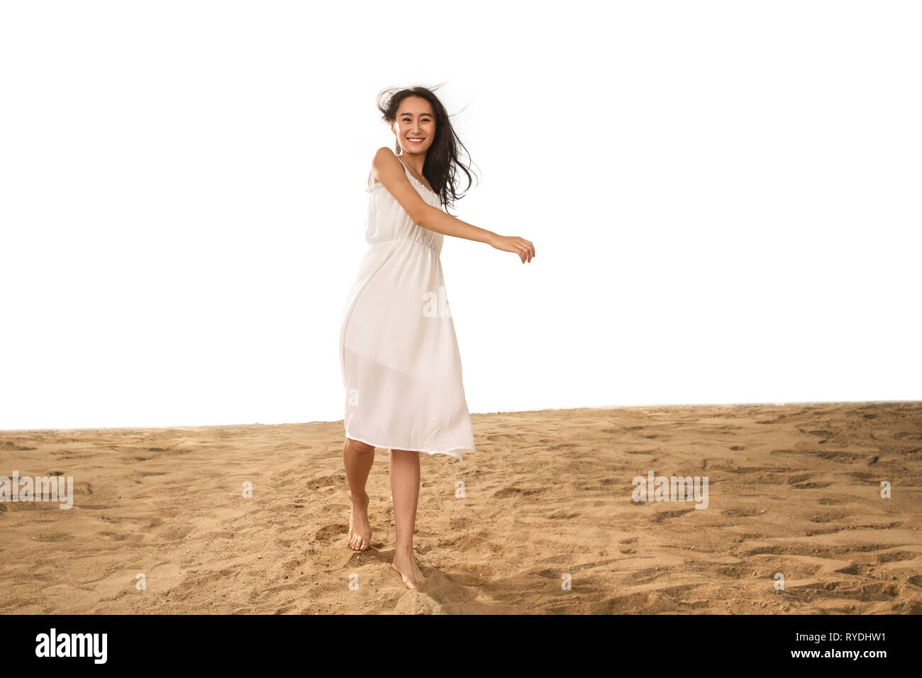 Indian woman walking barefoot hi-res stock photography and images - Alamy