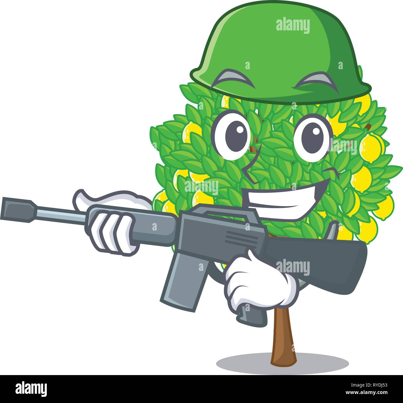 Army lemon tree in the cartoon shape Stock Vector Image & Art - Alamy