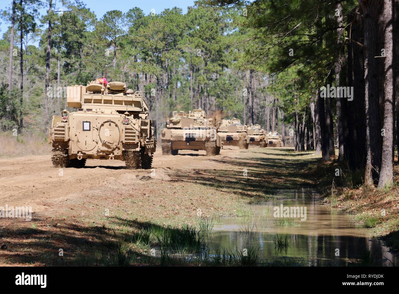 Track vehicle crews assigned to 3rd Battalion, 67th Armored Regiment ...