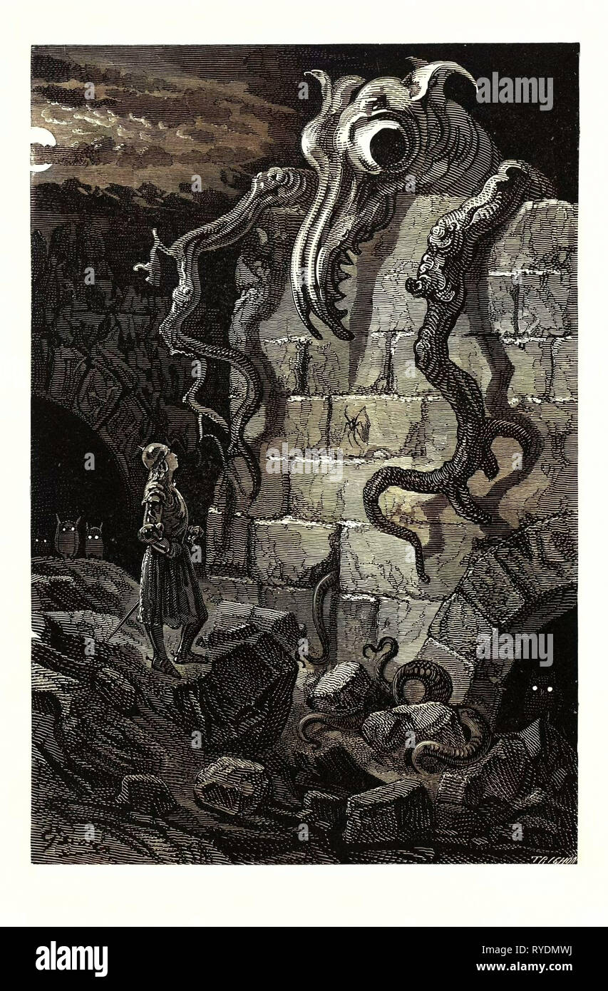 Gustave Dore Devil Demon Monster Stock Photos Gustave Dore - 