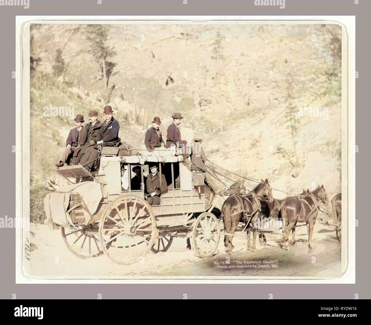 The Deadwood Coach Stock Photo