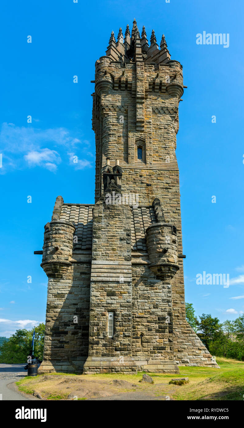 The National Wallace Monument Stirling Stirlingshire Scotland UK the-national-wallace-monument-stirling-stirlingshire-scotland-uk