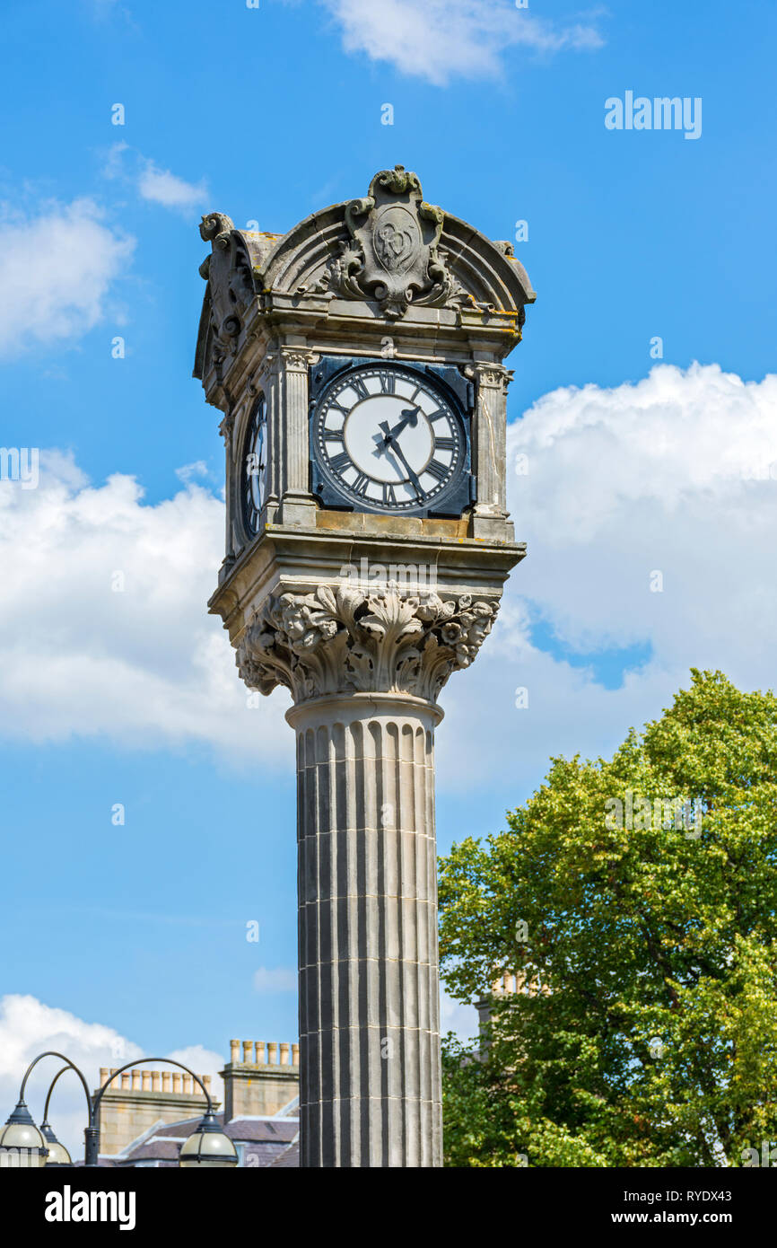 The George Christie Clock Monument, Stirling, Stirlingshire, Scotland, UK Stock Photo