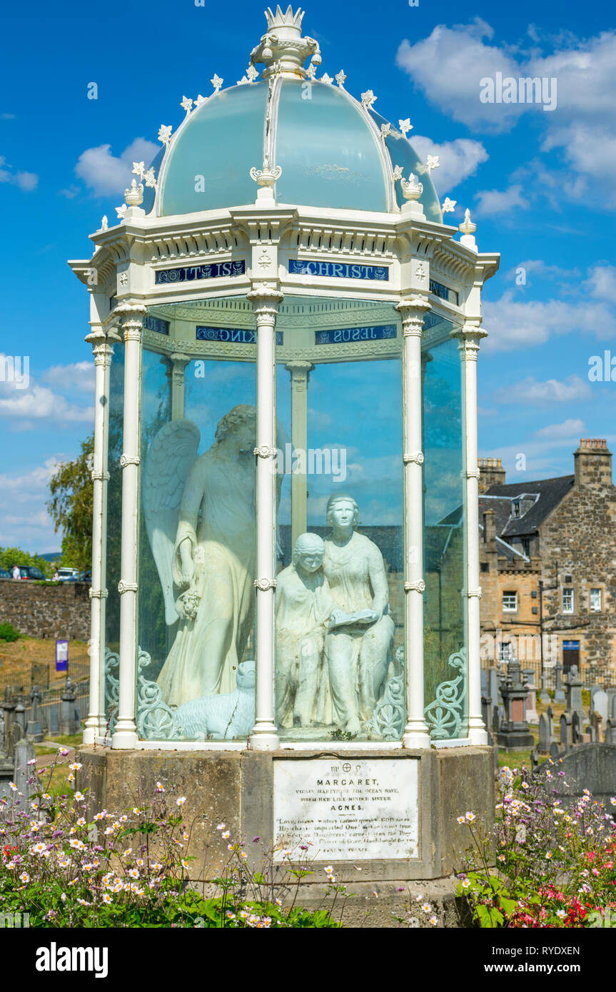 The Martyrs Monument in the Old Town Cemetery, Stirling, Stirlingshire, Scotland, UK Stock Photo
