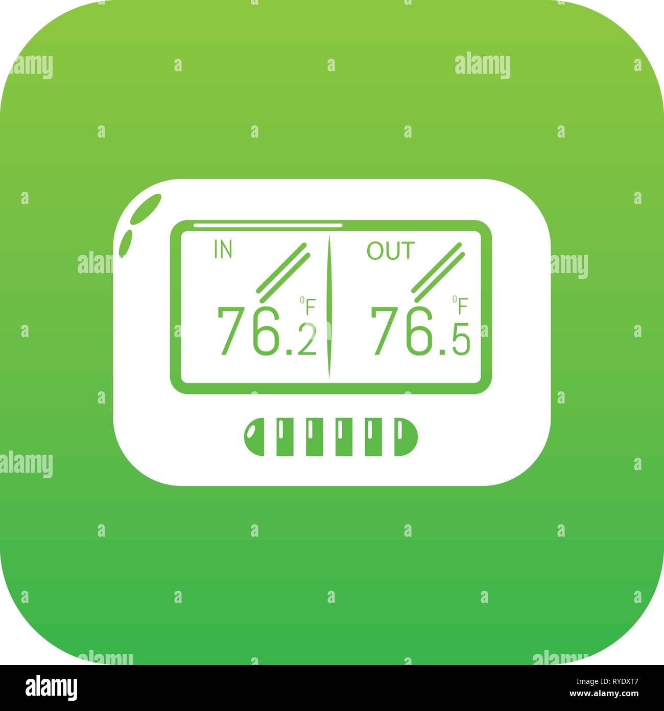 Tonometer icon, simple style Stock Vector