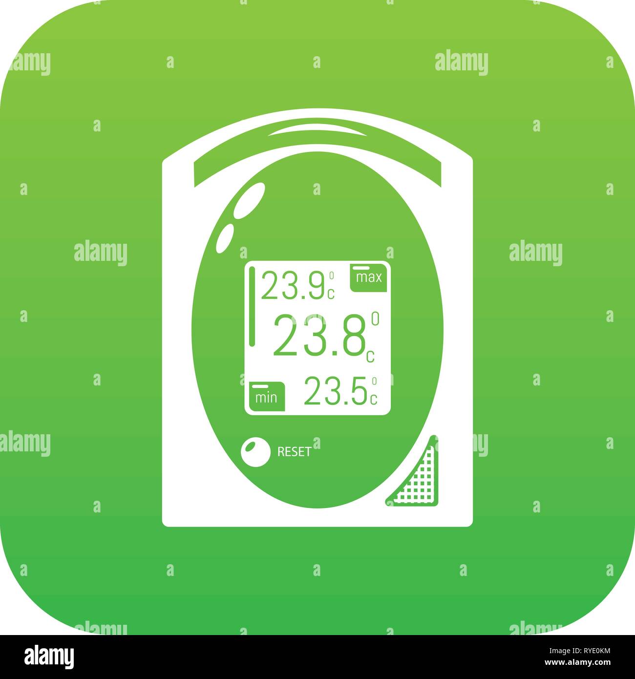 Medical tonometer icon, simple style Stock Vector