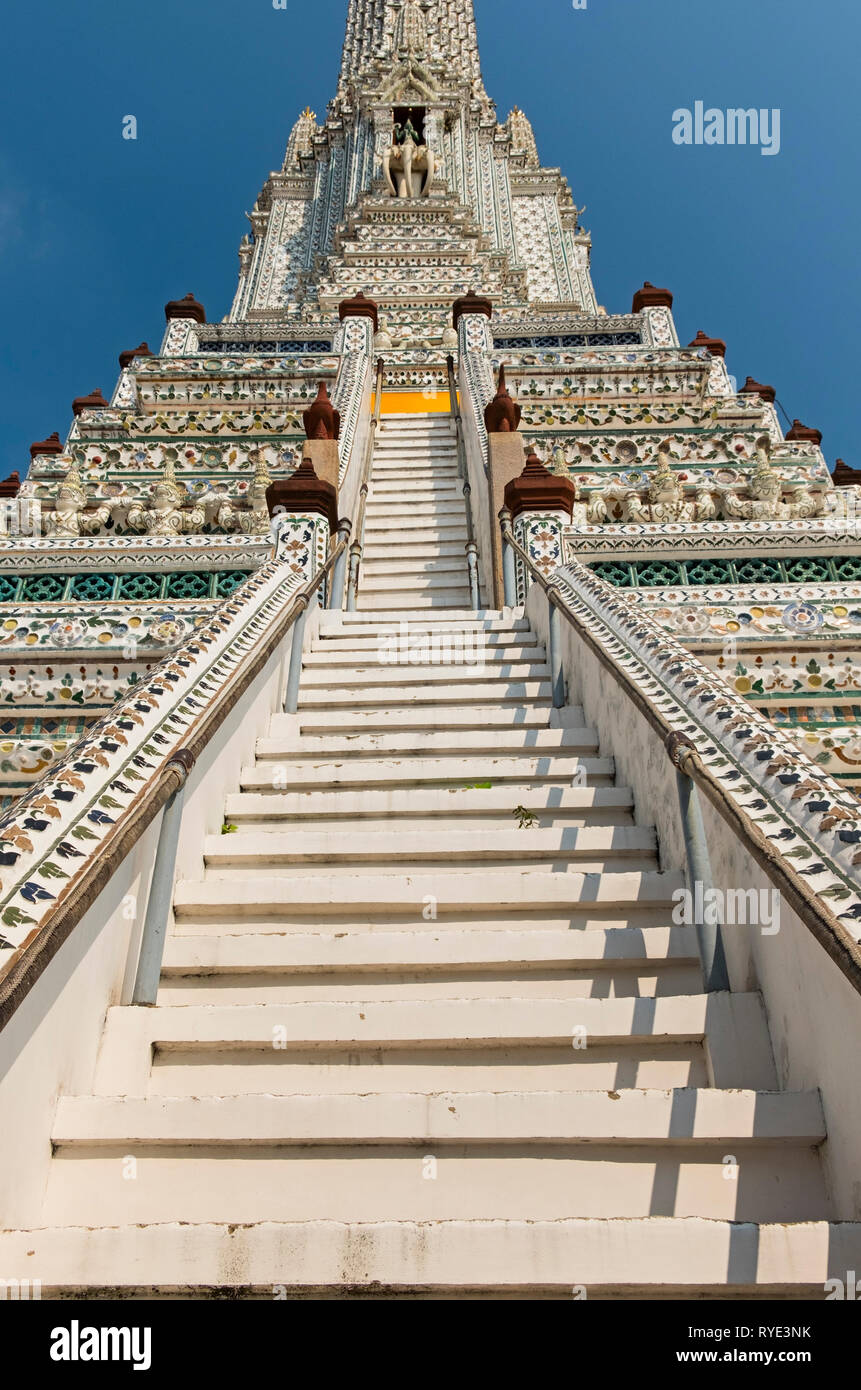 Wat Arun Temple of Dawn Bangkok Thailand Stock Photo