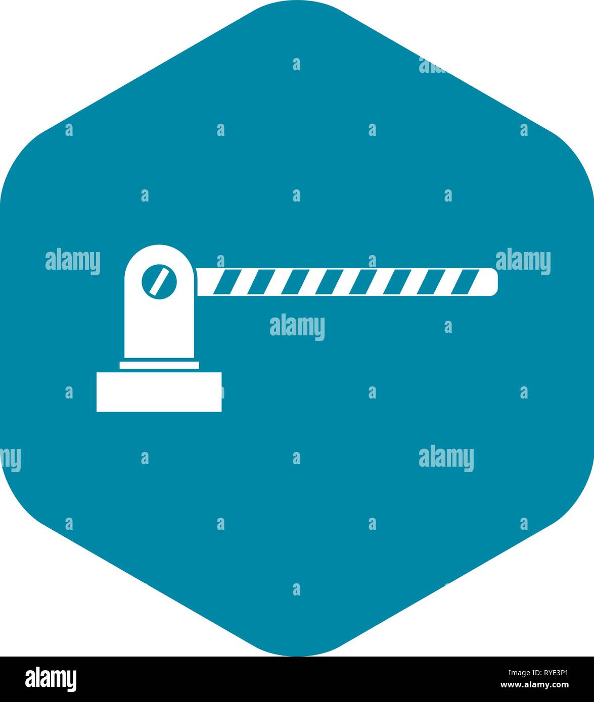 Parking barrier icon, simple style Stock Vector Image & Art - Alamy