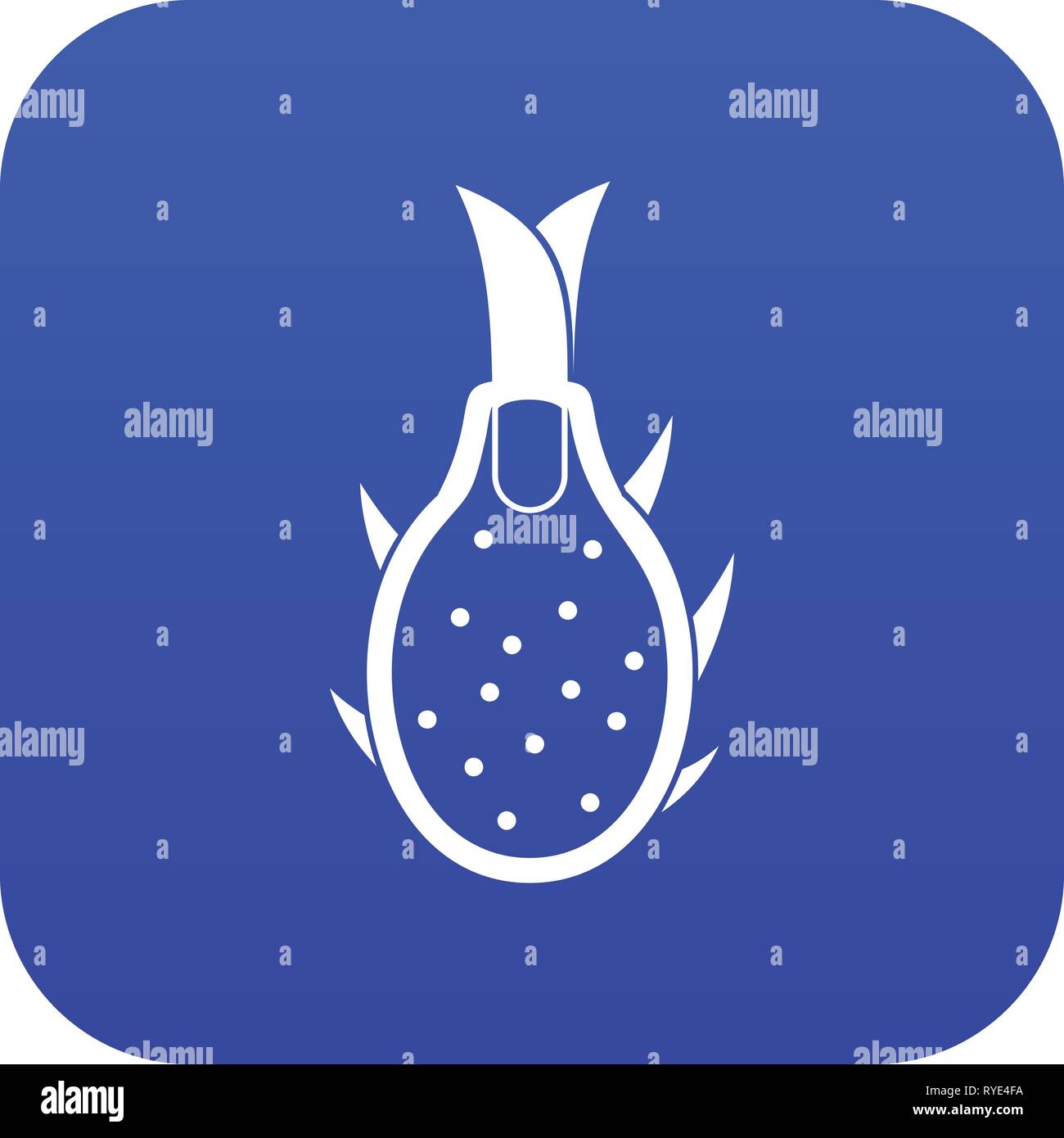 Dragon fruit icon digital blue Stock Vector Image & Art - Alamy