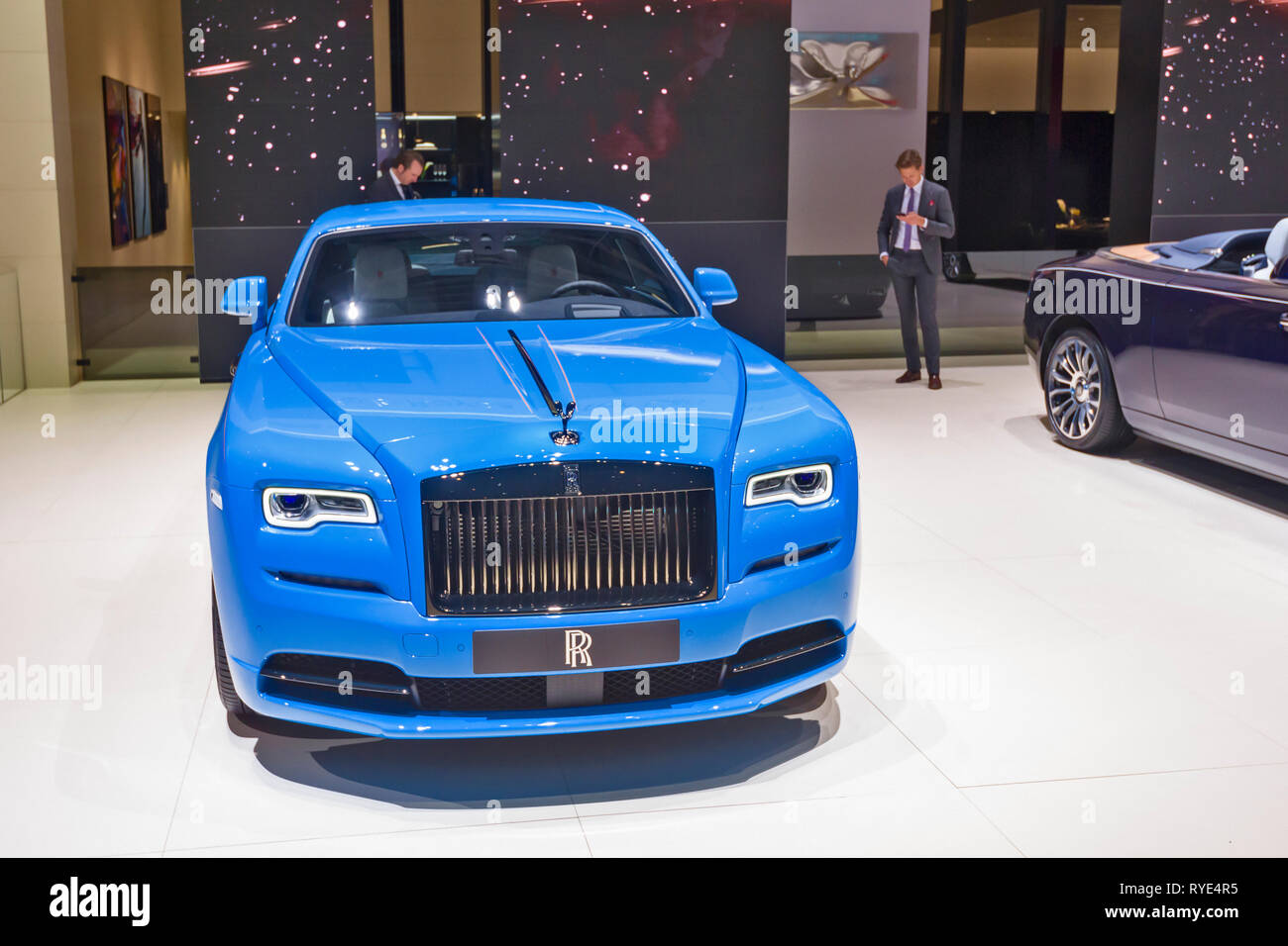 Geneva / Switzerland - march 9 2019 : Geneva International Motor Show :  Rolls-Royce Stock Photo - Alamy
