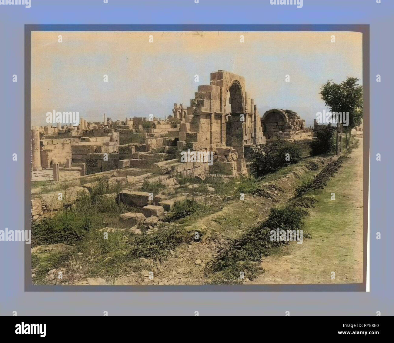 Tebessa Ruins Of Byzantine Basilica Side Door Algiers The Neurdein Photographs Of Algeria Including Byzantine And Roman Ruins In Tebessa And Thamugadi Mosques Shrines Public Buildings Palaces And Street Scenes In Mostaganem